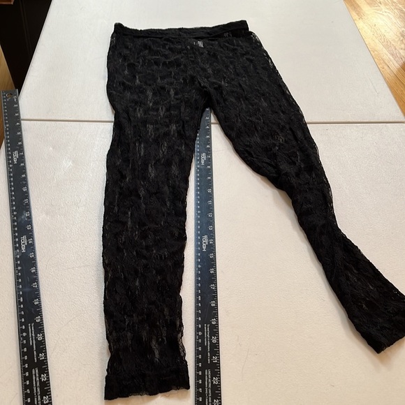 BLACK LACE footless tight NWOT
Sized at large please see Measurments - Picture 5 of 7